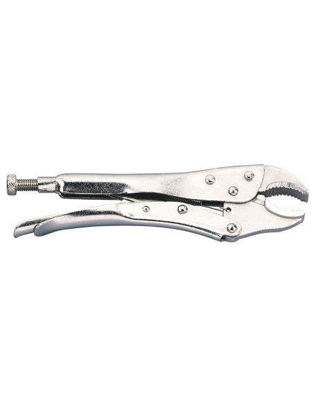 1 - Pinza grip a pressione scatto autobloccante ganasce curve 220 mm Fervi 0119