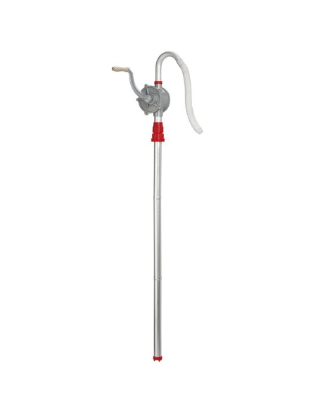 1 - Pompa rotativa in alluminio x fusti olio x auto officina Fervi 0385