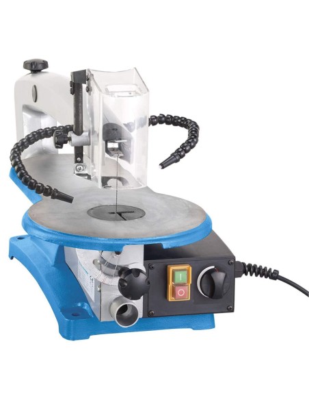 2 - Traforo oscillante Fervi 0144 seghetto sega da legno piano inclinabile