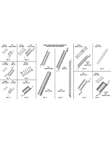 2 - Serie set kit assortimento anelli elastici seeger Fervi 0179