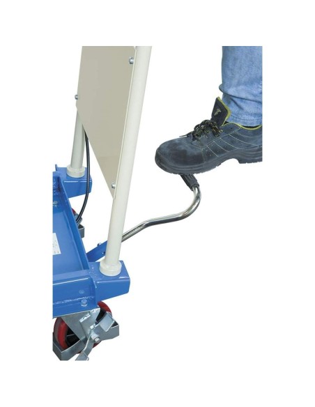 2 - Carrello elevatore a doppio pantografo regolabile 500 kg Fervi 0467