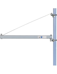 1 - Supporto braccio asta a bandiera per paranco 75 cm 300 kg Fervi 0236