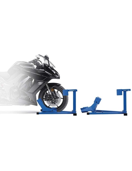 2 - Cavalletto anteriore x moto alza moto sollevamento Fervi 0241
