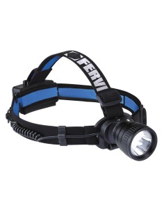 1 - Luce torcia faro a led da testa casco 120 lumen Fervi 0493/2