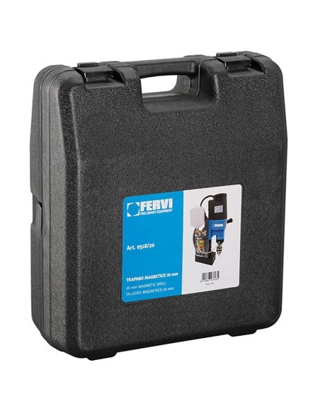 3 - Trapano magnetico carotatrice colonna raffreddamento liquido 900w Fervi 0518/20