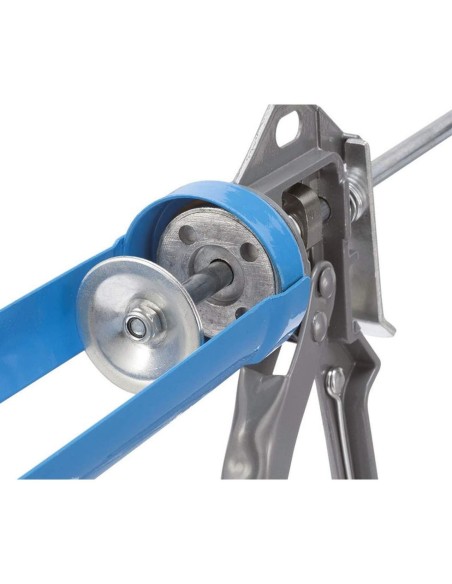 2 - Pistola silicone siliconica alta spinta rinforzata professionale Fervi 0521