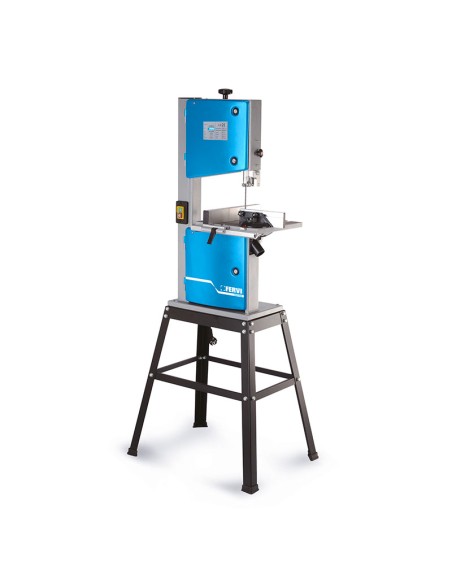 1 - Sega a nastro per legno 420w ø 255 mm Fervi 0302/245 con tavola alluminio