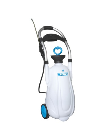 1 - Nebulizzatore spruzzatore spruzzino carrellato 16l lancia in ottone Fervi 0356
