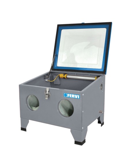 1 - Sabbiatrice da banco per officina Fervi 0580s
