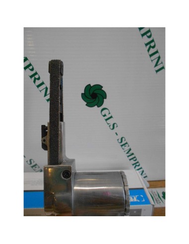 8 - Levigatrice pneumatica a nastro abrasivo 10x330 mm x compressore aria Fervi 0784