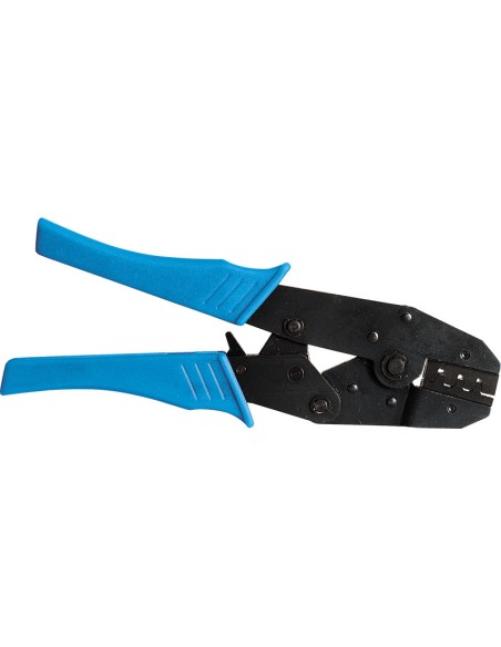 1 - Pinze pinza crimpatrice crimpare a cricchetto x capicorda non isolati Fervi 0843