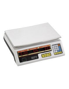 1 - Bilancia elettronica digitale doppio display 30 kg Fervi b018