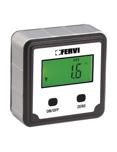 1 - Livella quadra digitale 0 - 90° inclinometro misuratore magnetico Fervi l080