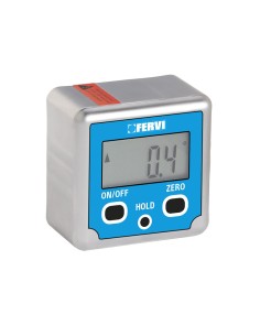 1 - Livella quadra digitale 0 - 180 gradi inclinometro misuratore magnetico Fervi l085