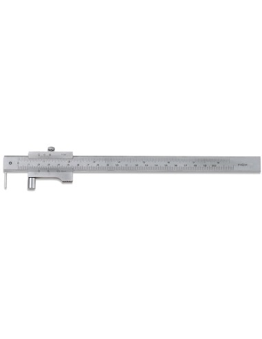 1 - Calibro per tracciatura monoblocco satinato 200 mm Fervi c010/200