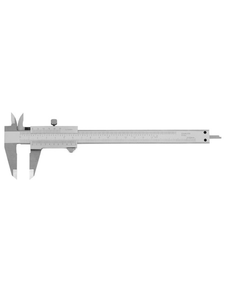1 - Calibro monoblocco inox cromato opaco 0-150 mm Fervi c011/150