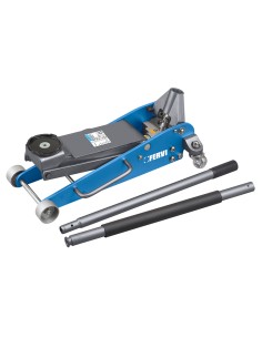 1 - Cric sollevatore a carrello alluminio e acciaio 2,5 ton x auto Fervi c039/25
