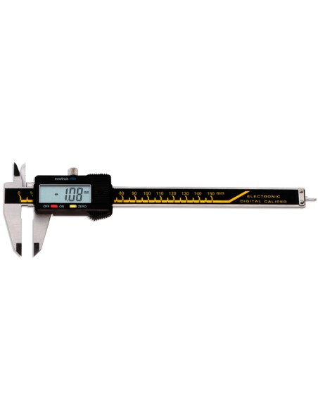 1 - Calibro digitale elettronico precisione centesimale 3 funzioni Fervi c041/150 mm