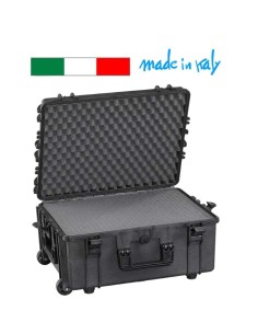 1 - Valigia resistente all'acqua polvere ermetica con trolley Fervi m540/bt