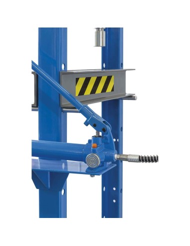 3 - Pressa manuale idraulica pistone 20 t pistone con manometro Fervi p001/20
