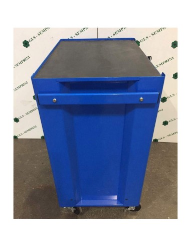 5 - Carrello cassettiera porta utensili attrezzi officina Fervi c900/b