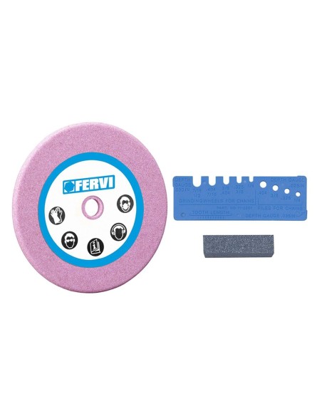 2 - Affilacatene elettrico affila catene affilatrice per motosega 230w Fervi 0316