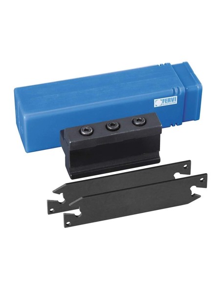 1 - Set utensili da taglio troncatore per esterno per tornio metallo Fervi t088