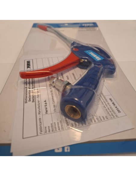 2 - Pistola per soffiaggio aria compressa compressore Fervi 0412