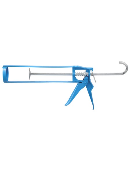 1 - Pistola per cartuccia silicone doppio stelo rinforzato Fervi 0234