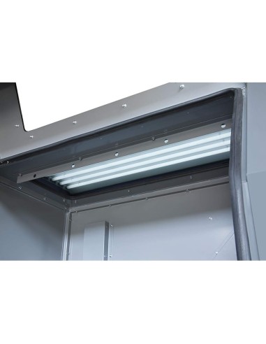 4 - Sabbiatrice professionale con aspiratore a ciclone cabina sabbiatura Fervi 0601