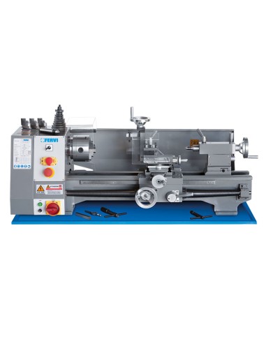 1 - Tornio parallelo ferro metallo con dispositivo di fresatura Fervi 0657
