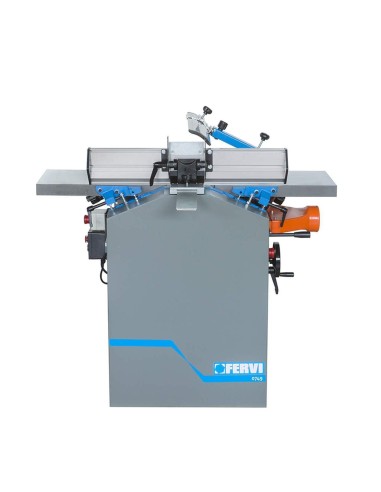 5 - Pialla a filo e spessore combinata per legno 1500 w monofase Fervi 0749