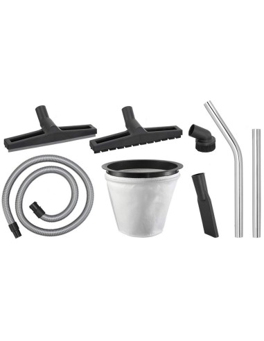 2 - Aspiratore aspirapolvere aspiraliquidi industriale 80l 2 motori Fervi a040/802