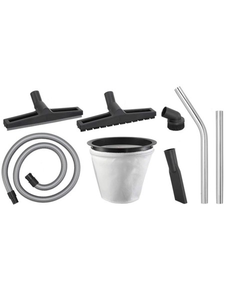 2 - Aspiratore aspirapolvere aspiraliquidi industriale 80l 2 motori Fervi a040/802