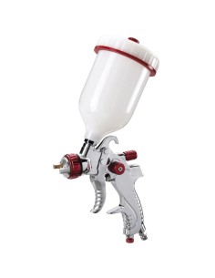 1 - Pistola aerografo hvlp con serbatoio superiore 600 ml ugello 1.4 mm Fervi a601a