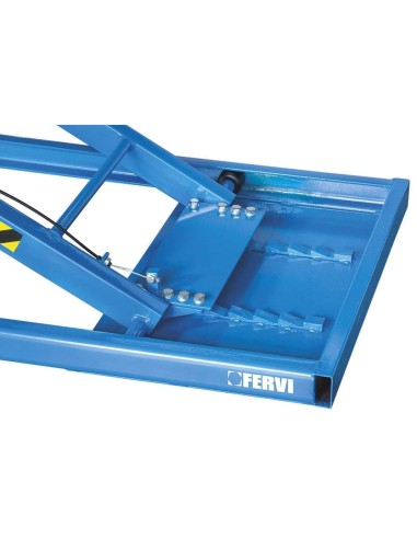 4 - Sollevatore idraulico aria ponte elevatore 600 kg moto scooter quad Fervi s013