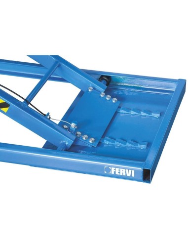 5 - Sollevatore idraulico aria ponte elevatore 600 kg moto scooter quad Fervi s013