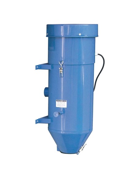 1 - Aspiratore cilindrico filtro in carta x sabbiatrici sabbiare 1200w Fervi sa01/a