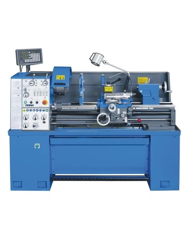 1 - Tornio parallelo con visualizzatore ferro metallo trifase 400v Fervi t070/400v3a