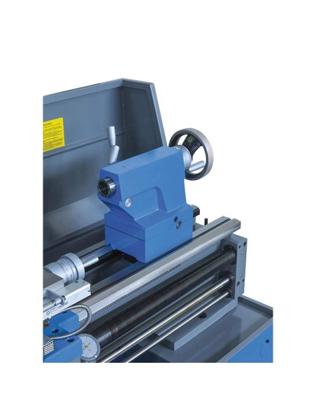 3 - Tornio parallelo con visualizzatore ferro metallo trifase 400v Fervi t070/400v3a