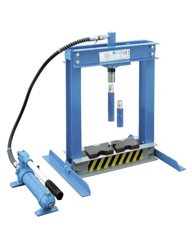 1 - Pressa idraulica manuale da banco 4ton Fervi p001/04