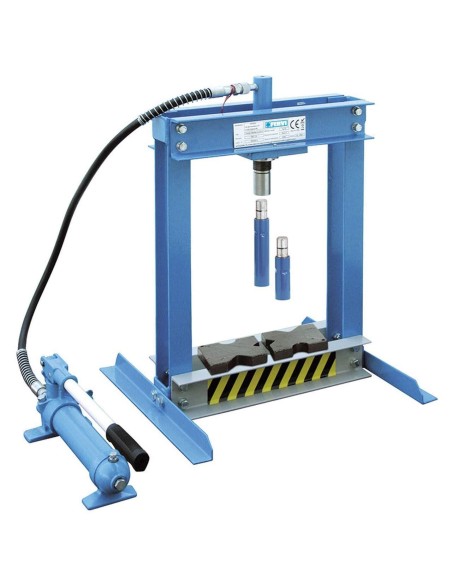 1 - Pressa idraulica manuale da banco 4ton Fervi p001/04