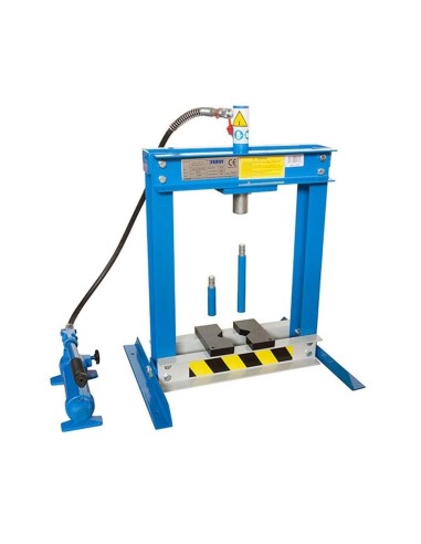 2 - Pressa idraulica manuale da banco 4ton Fervi p001/04