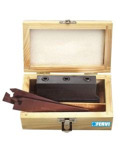 1 - Set kit utensili da taglio esterno per tornio Fervi t091