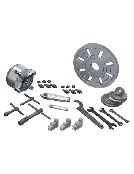 6 - Tornio parallelo scatola ingranaggi avanzamenti ferro metallo Fervi t700