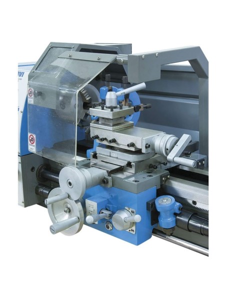 3 - Tornio parallelo ferro metallo monofase velocita' variabile 230 v Fervi t700v