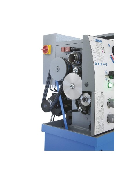 4 - Tornio parallelo ferro metallo velocita' variabile monofase 400v Fervi t998/400v
