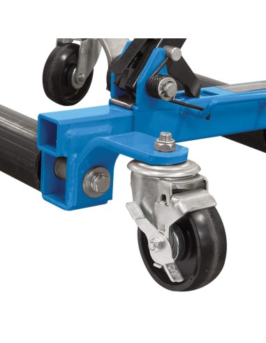 2 - Cric sollevatore carrello posizionatore sposta auto Fervi 0217