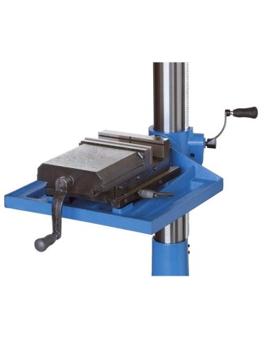 5 - Trapano colonna trasmissione a cinghia motore monofase digitale Fervi 0252/230v