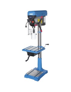 1 - Trapano colonna trasmissione a cinghia motore trifase digitale Fervi 0252/400v